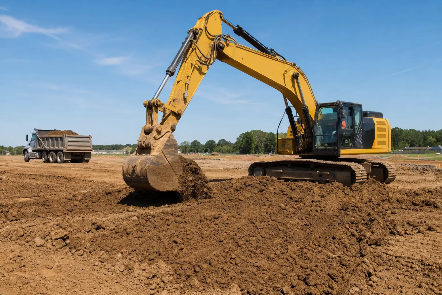 Commercial site work and grading in Gaithersburg, MD